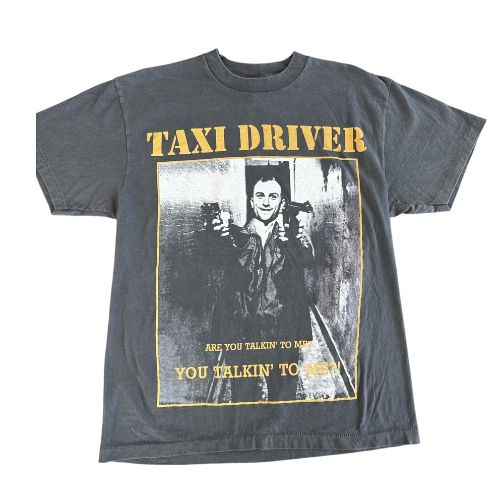 Vintage Taxi Driver Movie Graphic T-Shirt Robert De Niro Size Large Reprint
